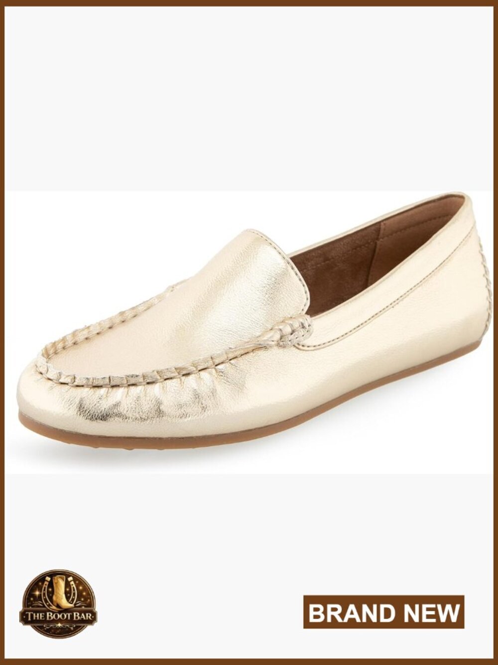 Loafer Flat with Memory Foam Cushioned Insole Slip On Comfort Shoe